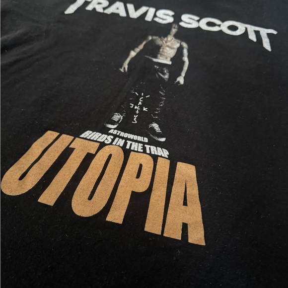 Travis Scott Utopia Cactus Jack T Shirt - Picture 2 of 4
